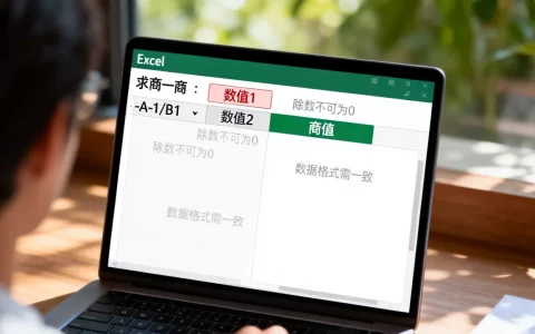 Excel中求商的具体步骤是什么，注意事项有哪些