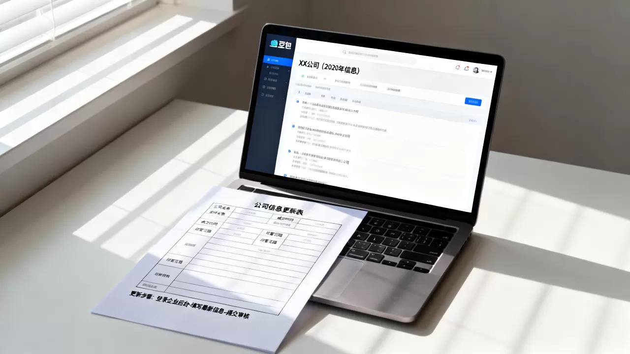 为什么豆包搜索我们公司显示几年前的信息？，如何更新公司信息？