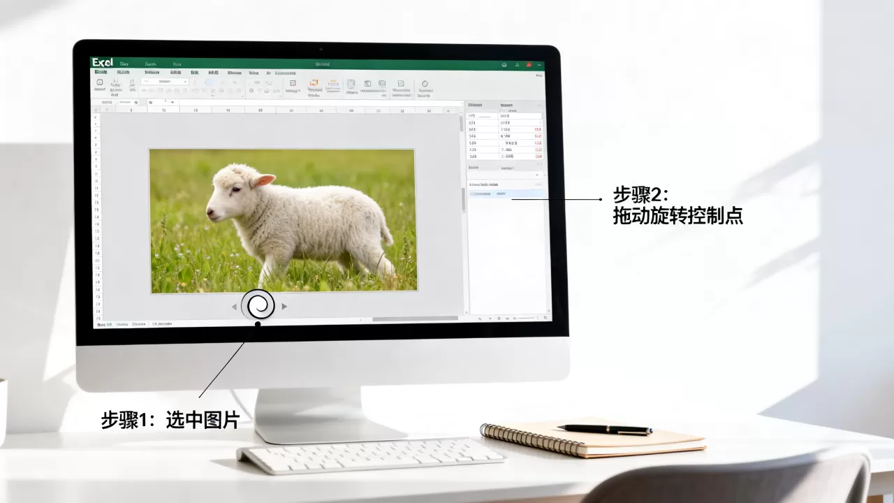 excel旋转图片有什么技巧，怎么操作更简单