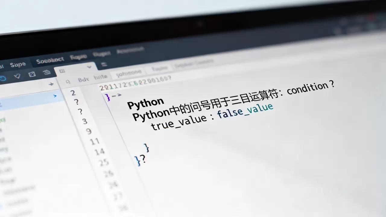 python问号在代码中代表什么,怎么使用 python问号在代码中代表什么,怎么使用