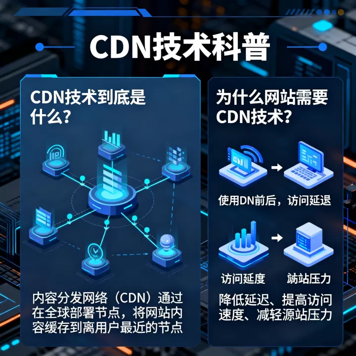 CDN技术到底是什么？，为什么网站需要CDN技术？