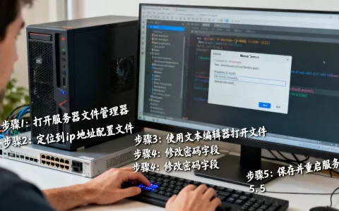 如何修改服务器ip地址文件密码，有哪些步骤？