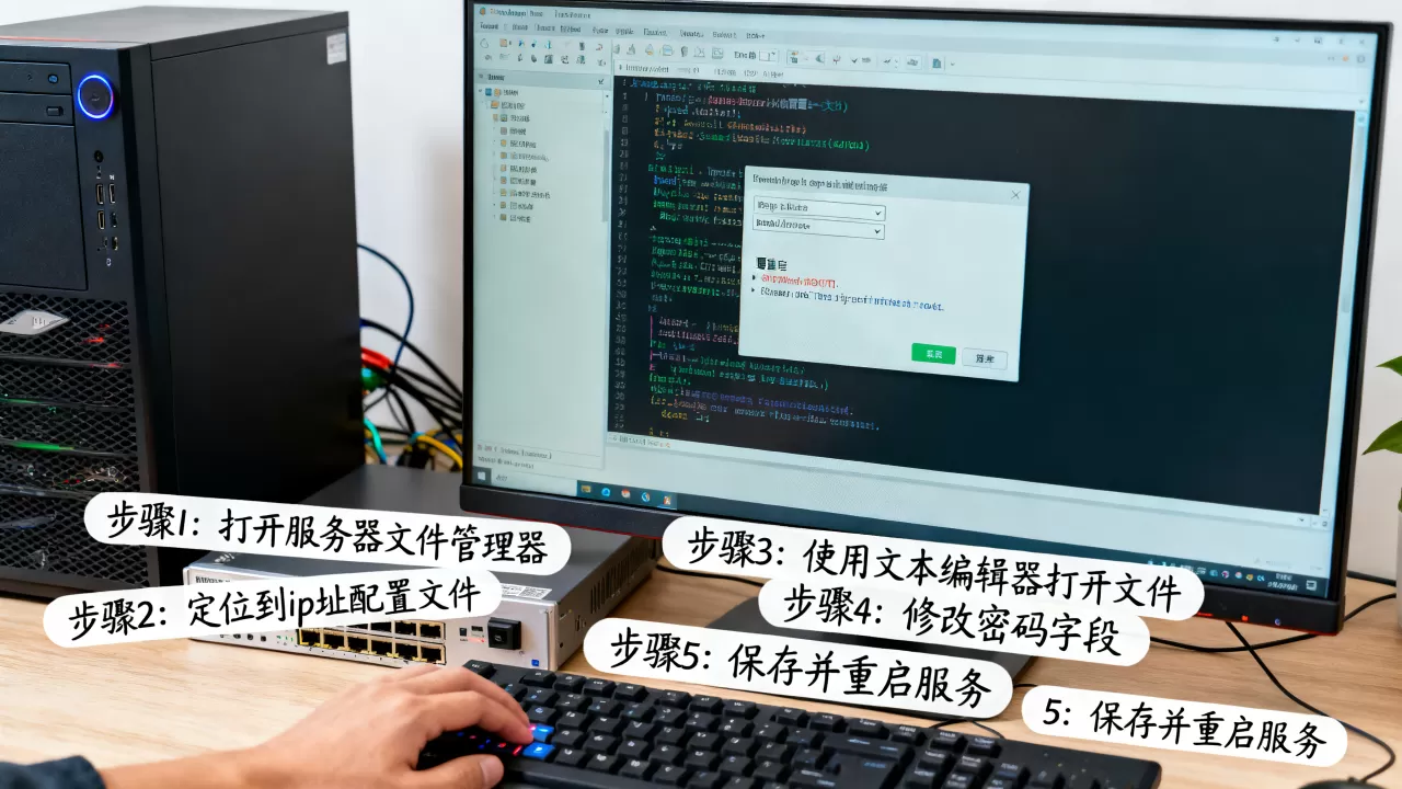 如何修改服务器ip地址文件密码,有哪些步骤? 如何修改服务器ip地址文件密码,有哪些步骤?
