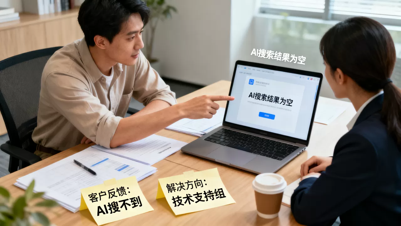 客户说在AI搜不到,我们该找谁解决,怎么办 客户说在AI搜不到,我们该找谁解决,怎么办