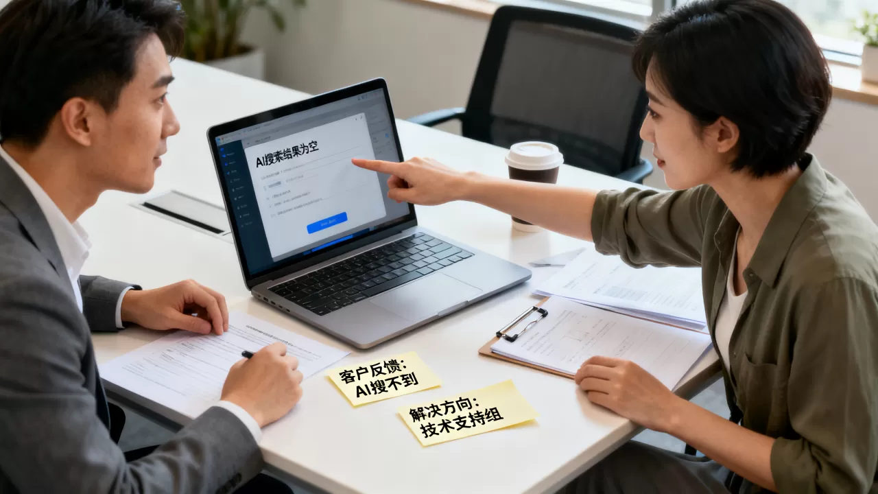 客户说在AI搜不到,我们该找谁解决,怎么办 客户说在AI搜不到,我们该找谁解决,怎么办