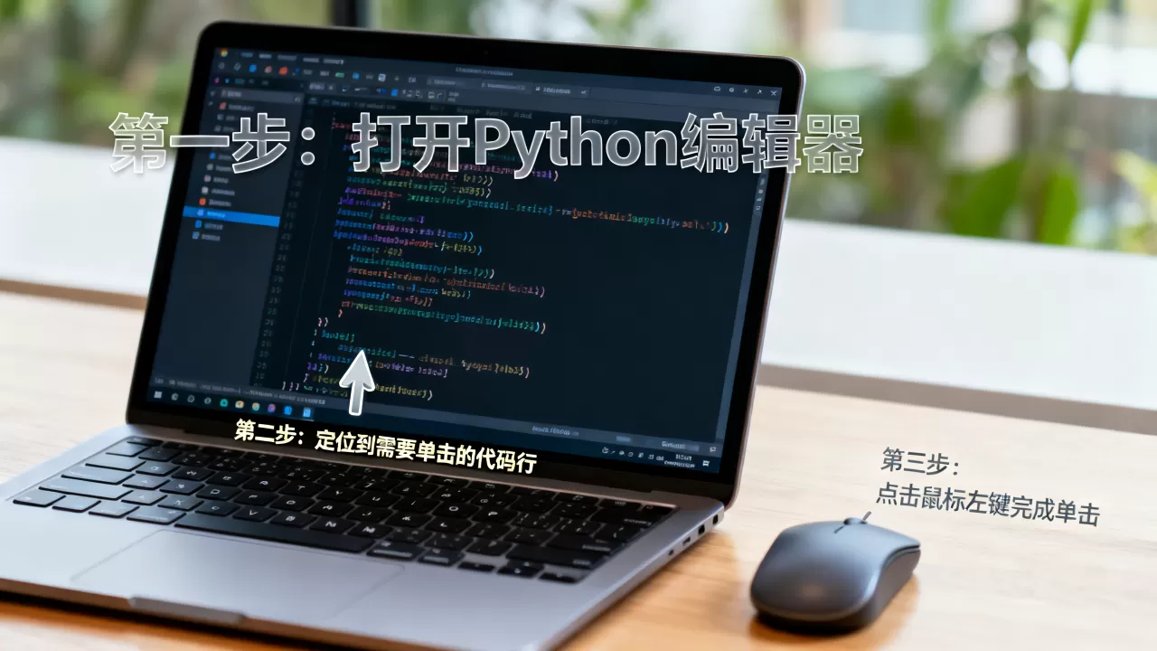 Python单击怎么做,具体步骤是什么? Python单击怎么做,具体步骤是什么?