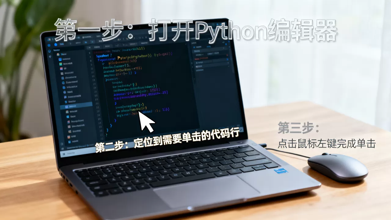 Python单击怎么做,具体步骤是什么? Python单击怎么做,具体步骤是什么?