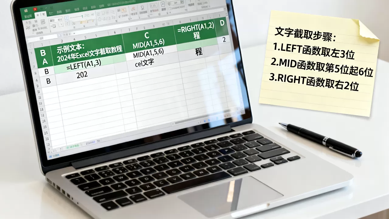 Excel文字截取具体怎么操作,如何截取指定长度的字符? Excel文字截取具体怎么操作,如何截取指定长度的字符?