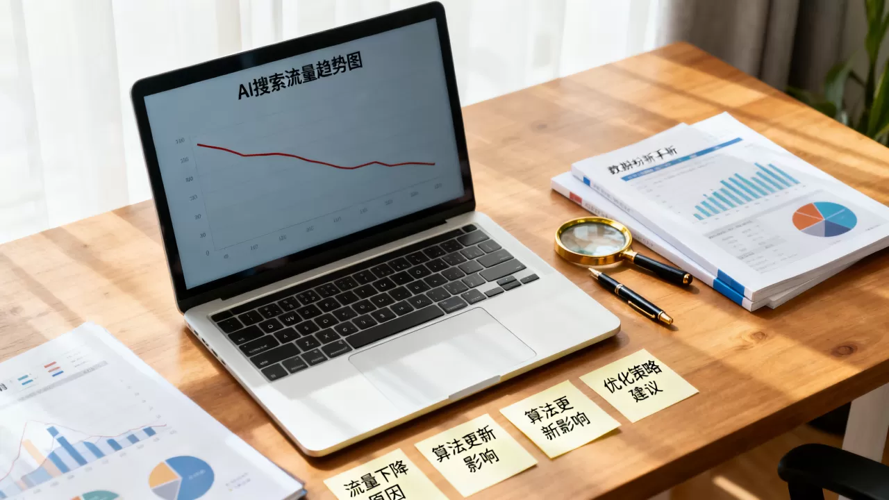 AI搜索流量突然下降是被惩罚了吗，怎么办