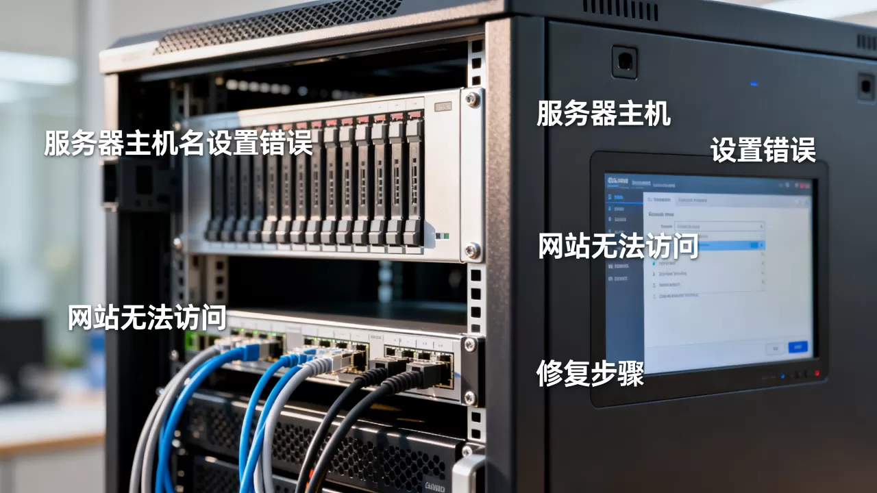 服务器主机名设置错误会导致网站无法访问吗，如何修复？