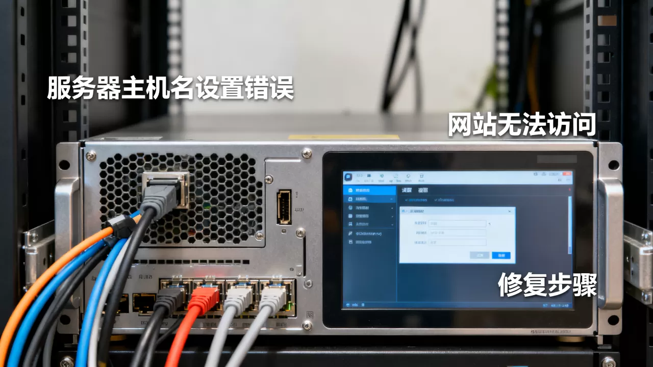 服务器主机名设置错误会导致网站无法访问吗，如何修复？