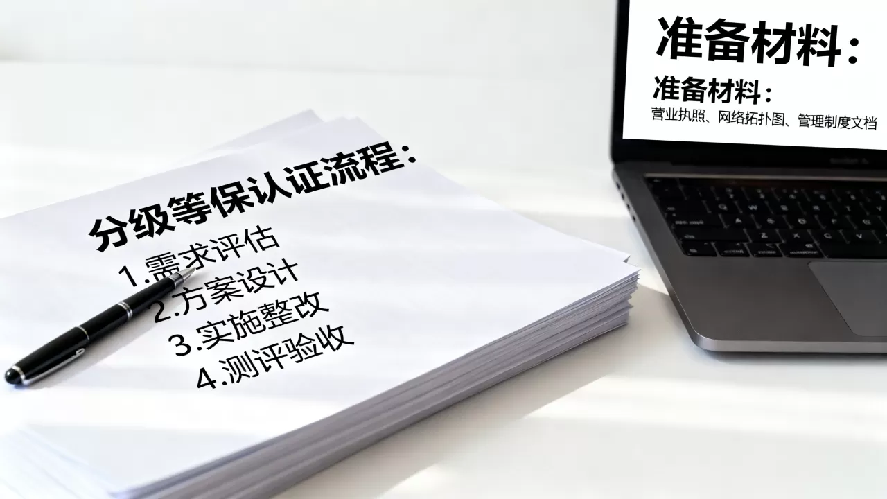 分级等保认证的流程有哪些？，需要准备什么材料