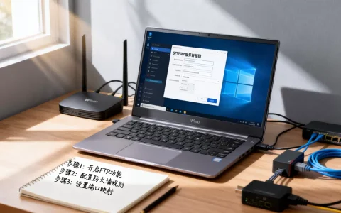 Win10怎么搭建FTP服务器，外网访问不了怎么办？