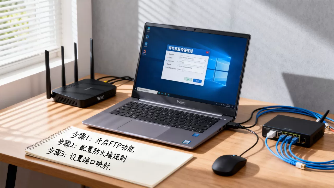 Win10怎么搭建FTP服务器,外网访问不了怎么办? Win10怎么搭建FTP服务器,外网访问不了怎么办?