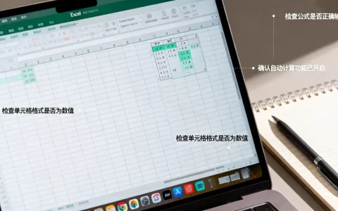 Excel运行函数无法自动计算应该检查什么，教程