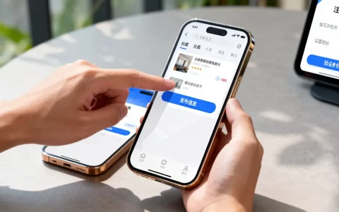 分类信息网站手机版怎么发布信息？，如何注册账号？