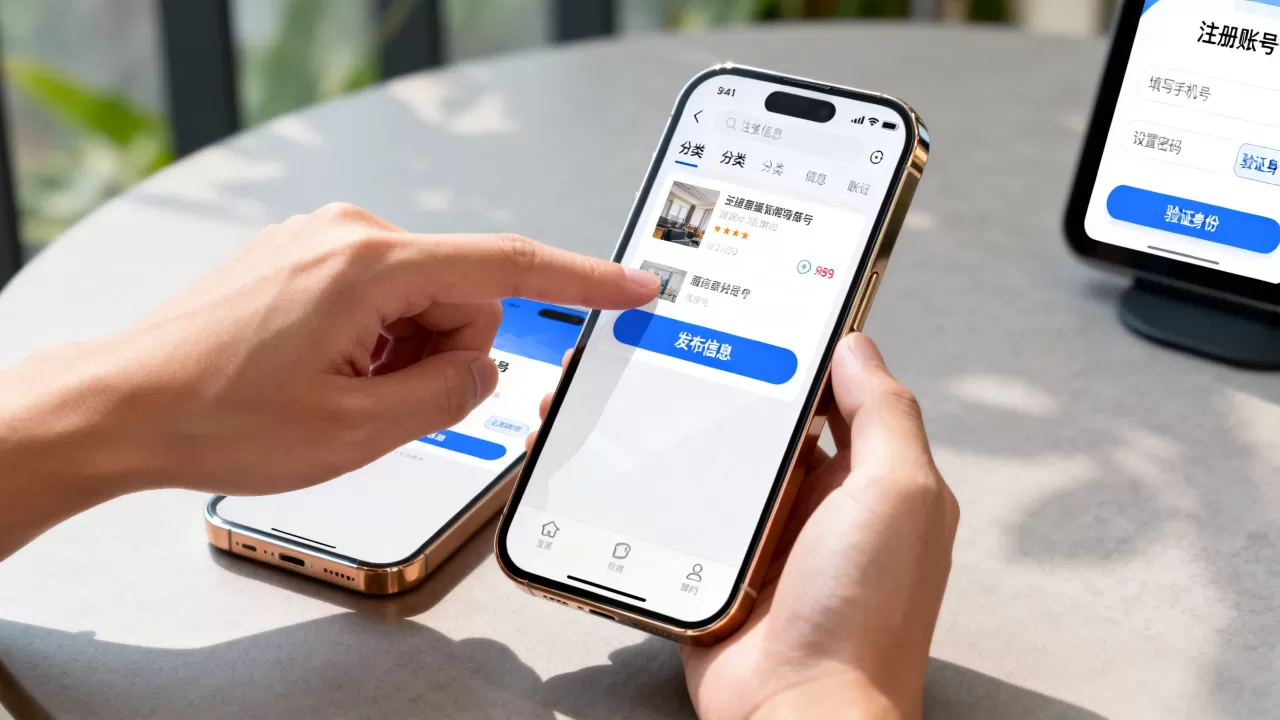分类信息网站手机版怎么发布信息?,如何注册账号? 分类信息网站手机版怎么发布信息?,如何注册账号?