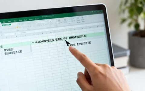 Excel HLOOKUP函数怎么用？，常见错误有哪些？
