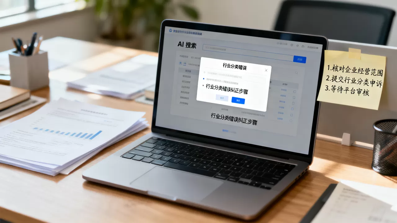 AI搜索把我们归错行业了怎么纠正,行业分类错误怎么办? AI搜索把我们归错行业了怎么纠正,行业分类错误怎么办?
