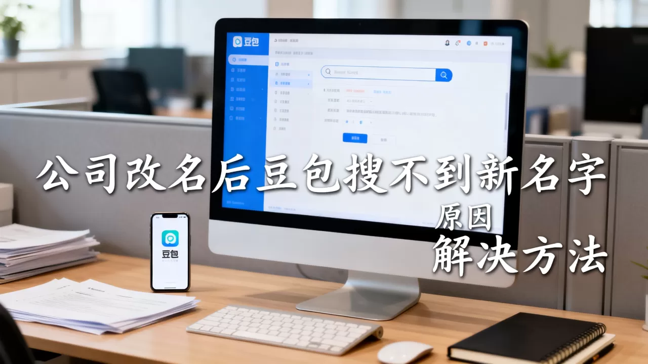 公司改名后豆包搜不到新名字是什么原因，怎么解决？