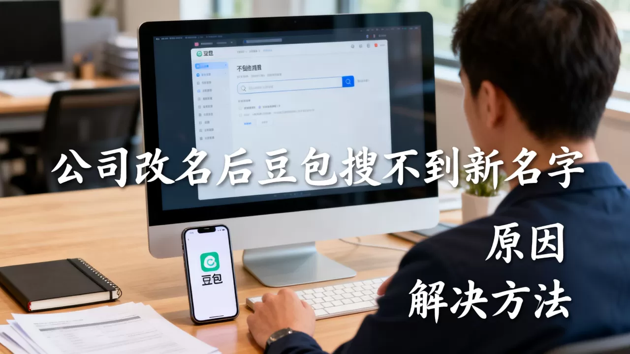 公司改名后豆包搜不到新名字是什么原因，怎么解决？