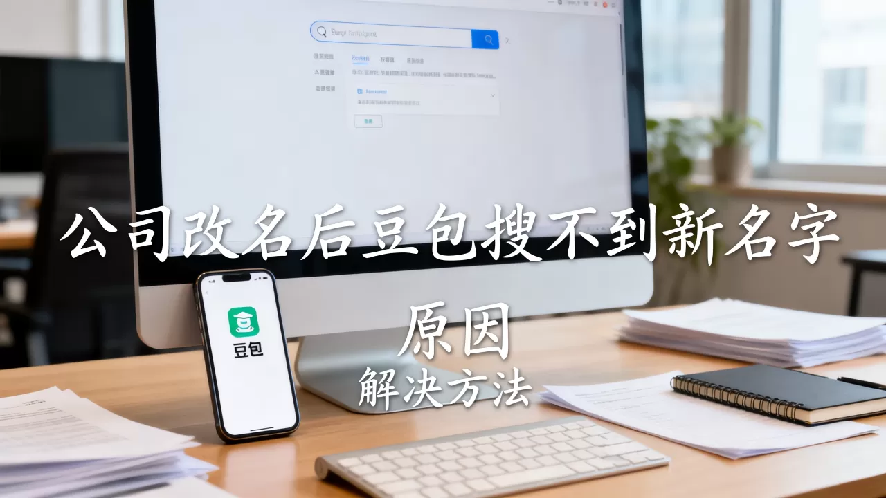 公司改名后豆包搜不到新名字是什么原因，怎么解决？