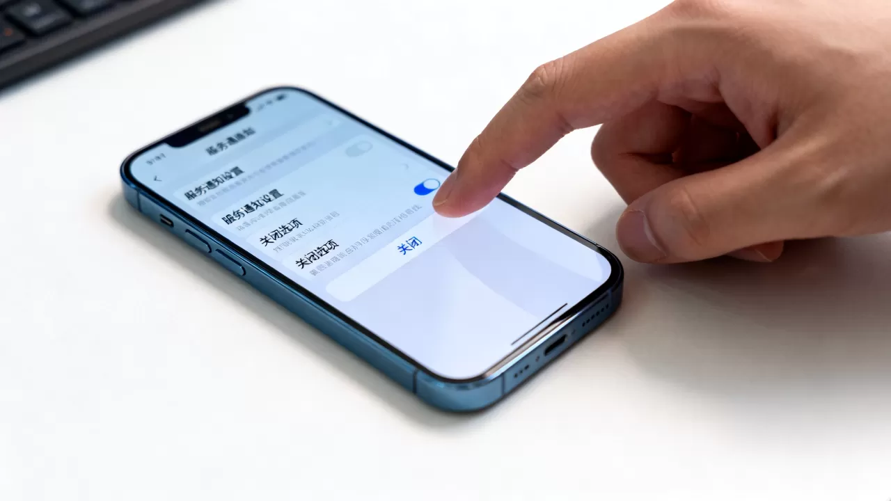 为什么我的服务通知总是无法关闭，怎么办？