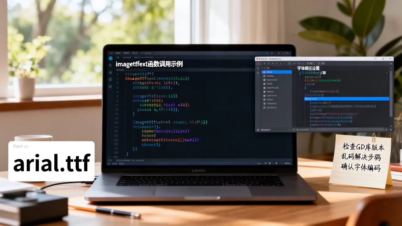 imagettftext在linux如何调用，乱码怎么解决？