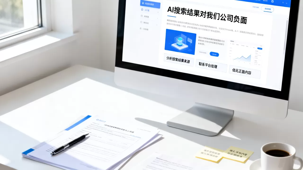 AI搜索结果对我们公司负面怎么处理,如何消除负面搜索结果 AI搜索结果对我们公司负面怎么处理,如何消除负面搜索结果