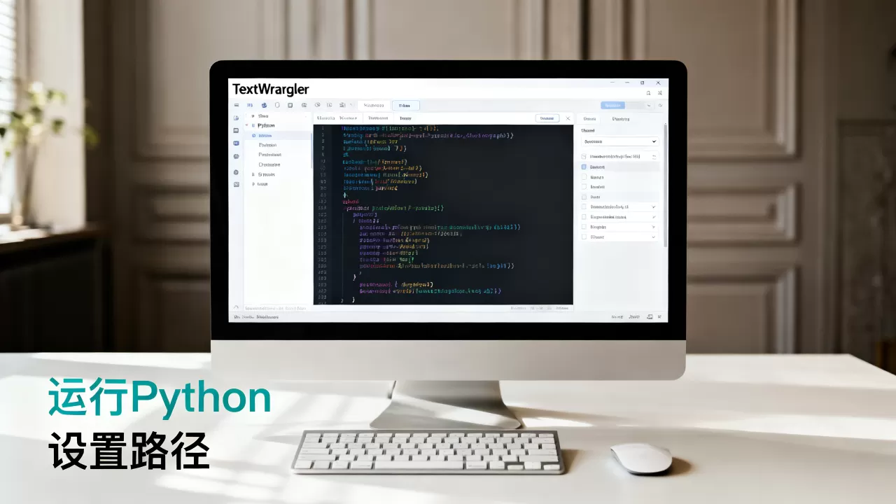TextWrangler怎么运行Python，如何设置？