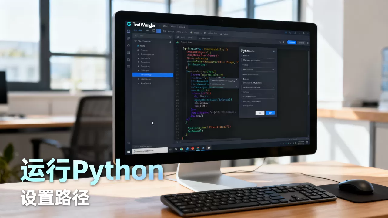 TextWrangler怎么运行Python，如何设置？