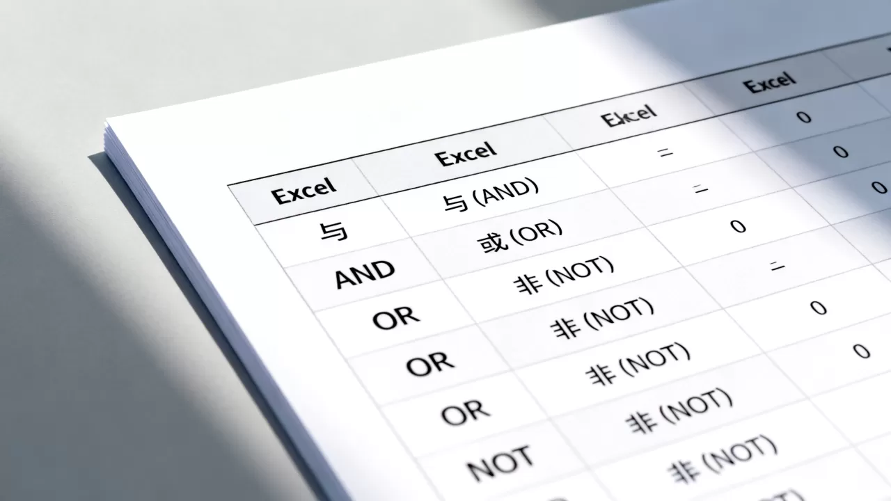 excel逻辑符号具体都有哪些种类，怎么使用？