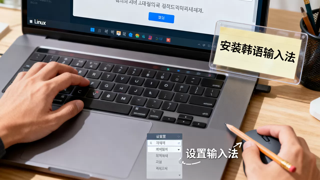linux系统韩语输入法怎么安装，怎么设置