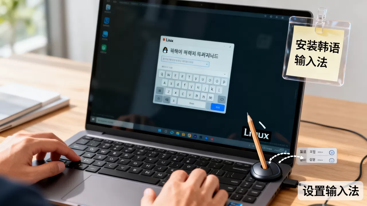 linux系统韩语输入法怎么安装，怎么设置