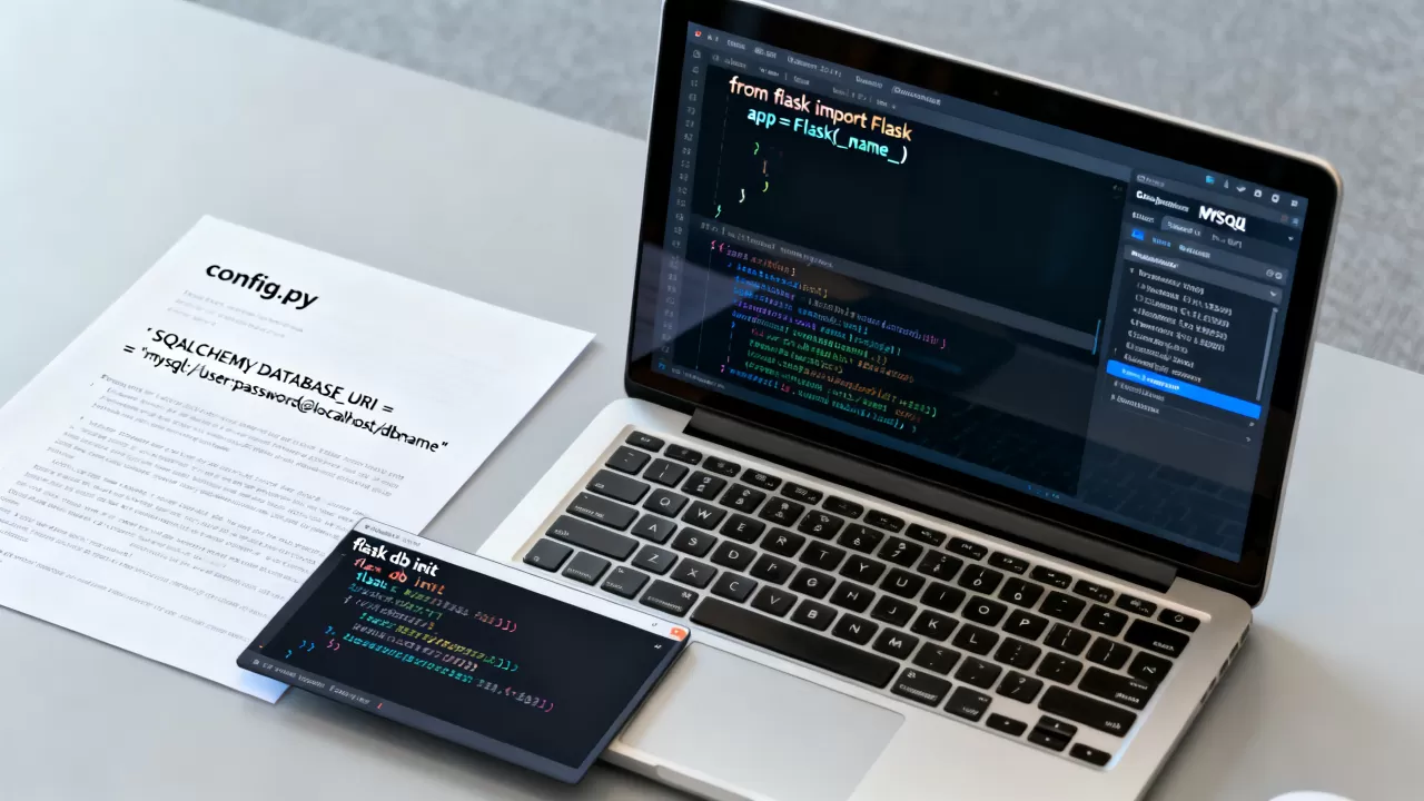 Flask连接MySQL数据库的正确方法是什么呢，怎么配置？