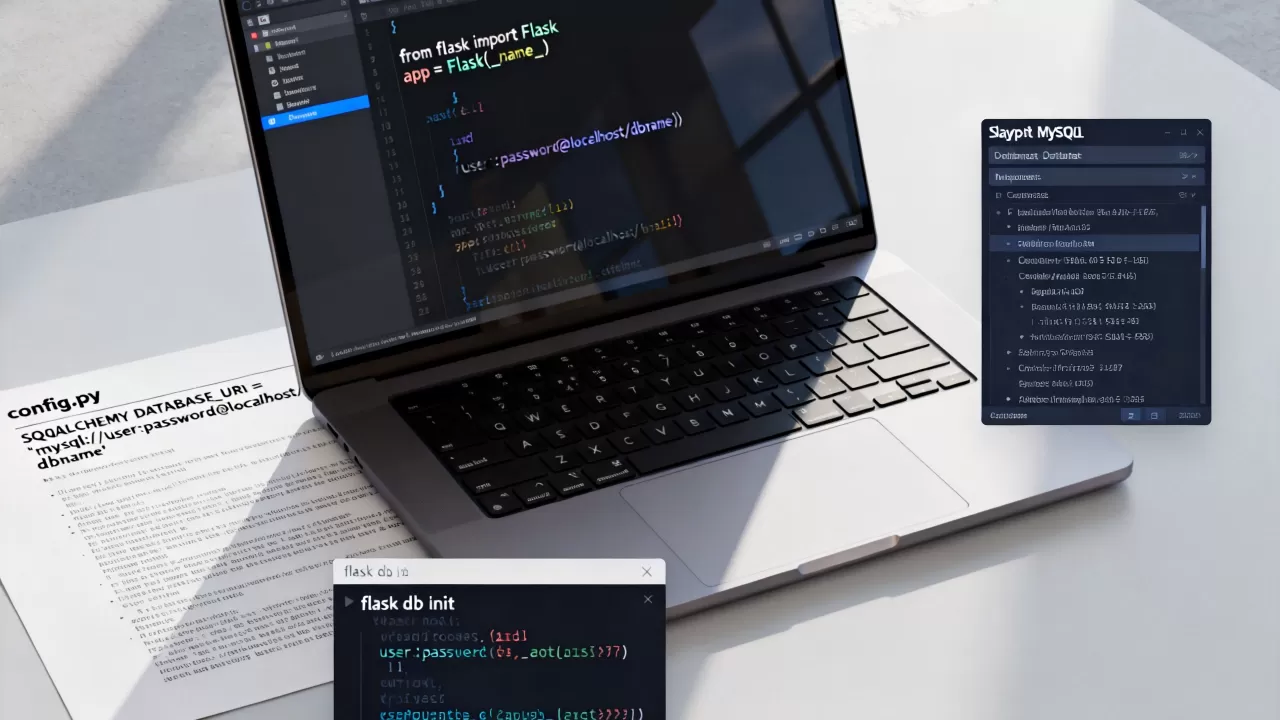 Flask连接MySQL数据库的正确方法是什么呢，怎么配置？