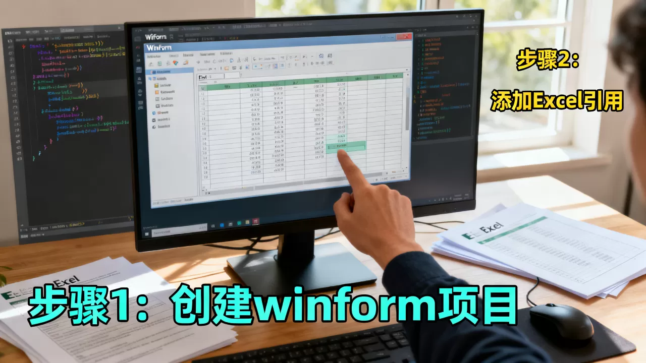 如何在winform窗口里嵌入Excel表格数据？，winform嵌入Excel详细操作步骤有哪些？