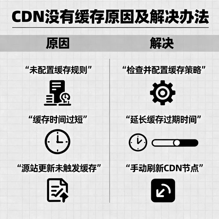CDN没有缓存是什么原因?,cdn缓存未生效解决办法 CDN没有缓存是什么原因?,cdn缓存未生效解决办法