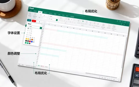 如何优化Excel设计界面，有哪些设置方法？