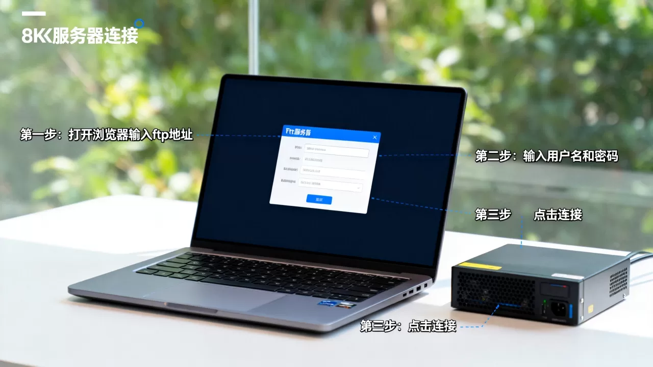 ftp服务器地址怎样快速获取？,怎么连接？