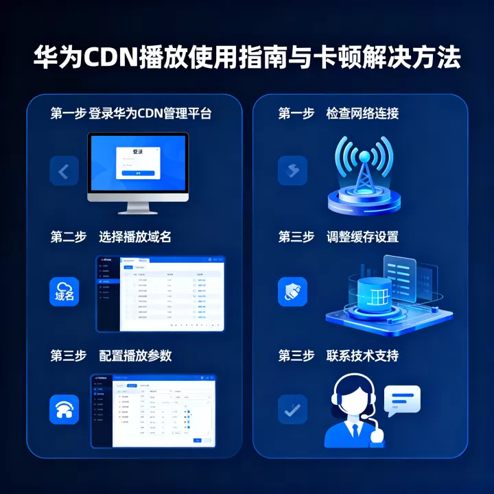 华为cdn播放怎么使用?华为cdn播放卡顿怎么办 华为cdn播放怎么使用?华为cdn播放卡顿怎么办