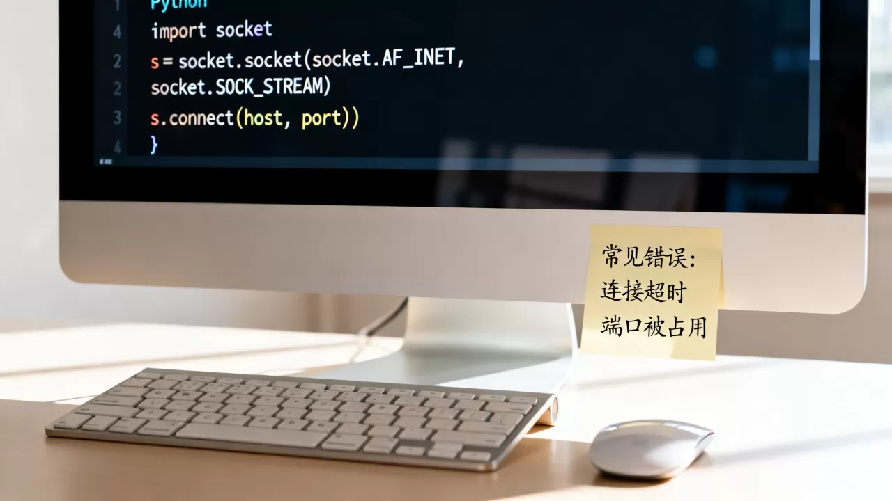 python tcpsock怎么用?,常见错误有哪些? python tcpsock怎么用?,常见错误有哪些?