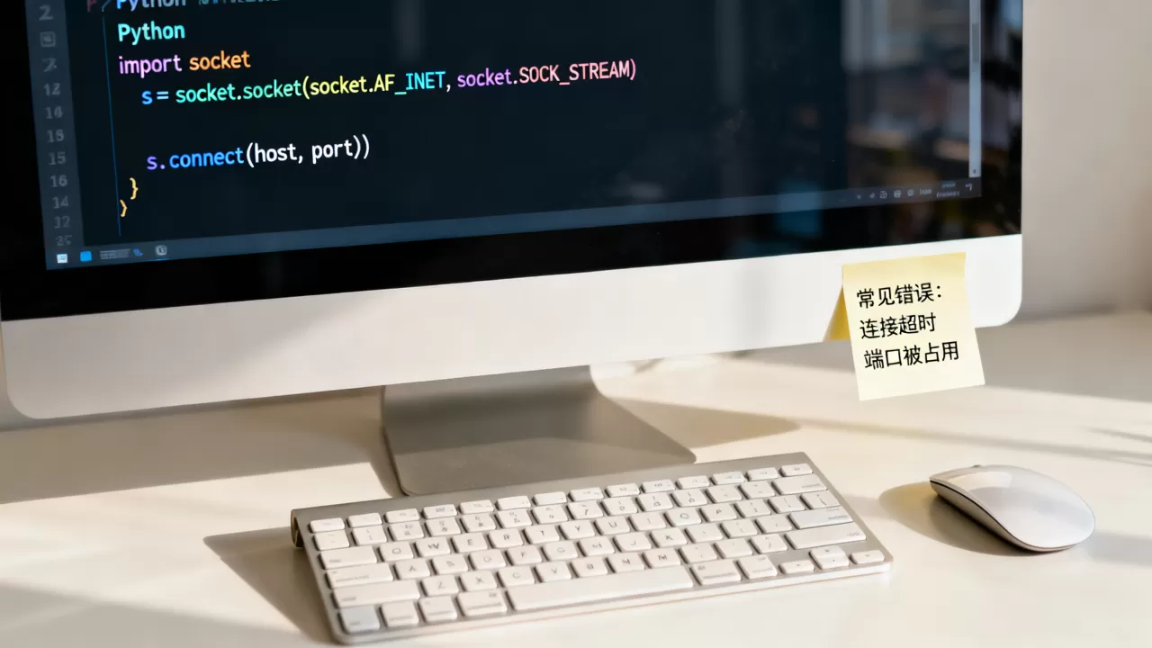 python tcpsock怎么用?,常见错误有哪些? python tcpsock怎么用?,常见错误有哪些?