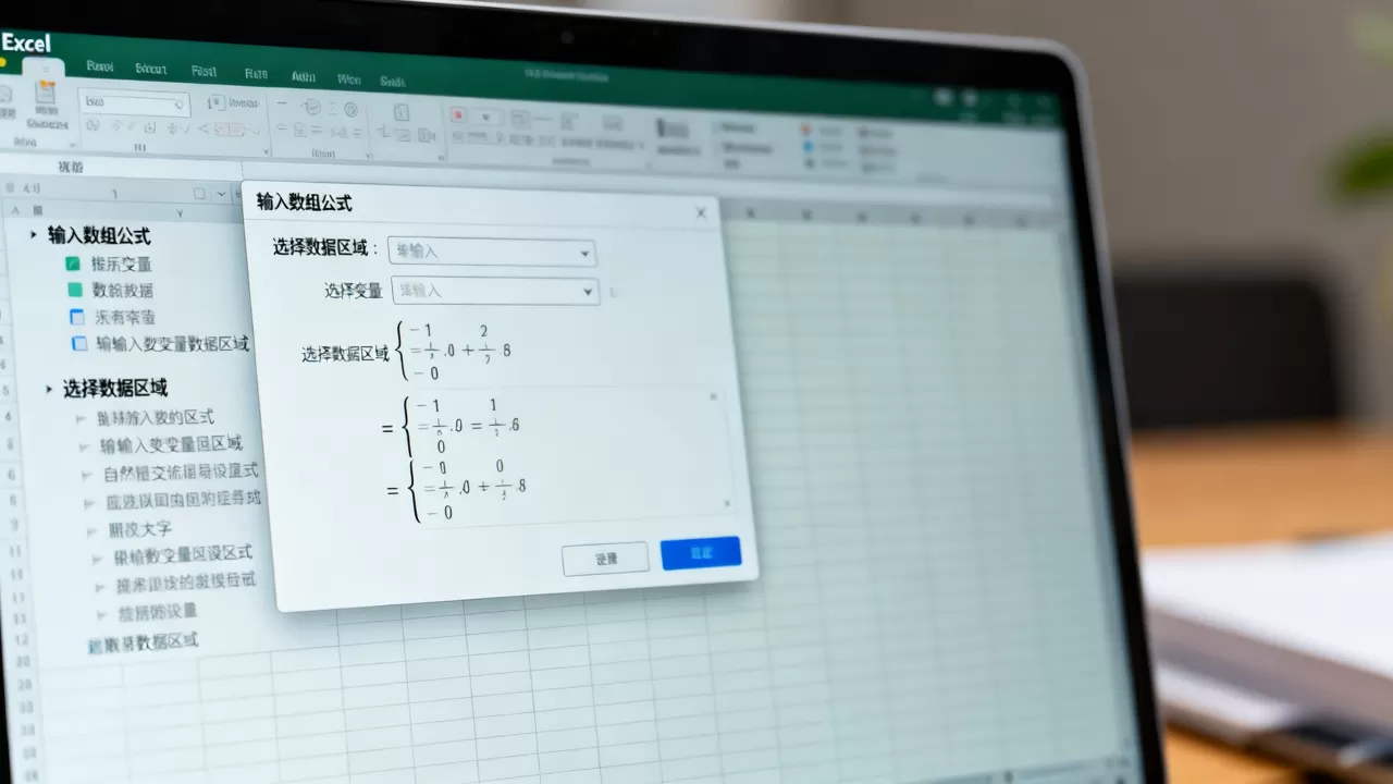 Excel数组变量怎么用？，怎么设置数组变量
