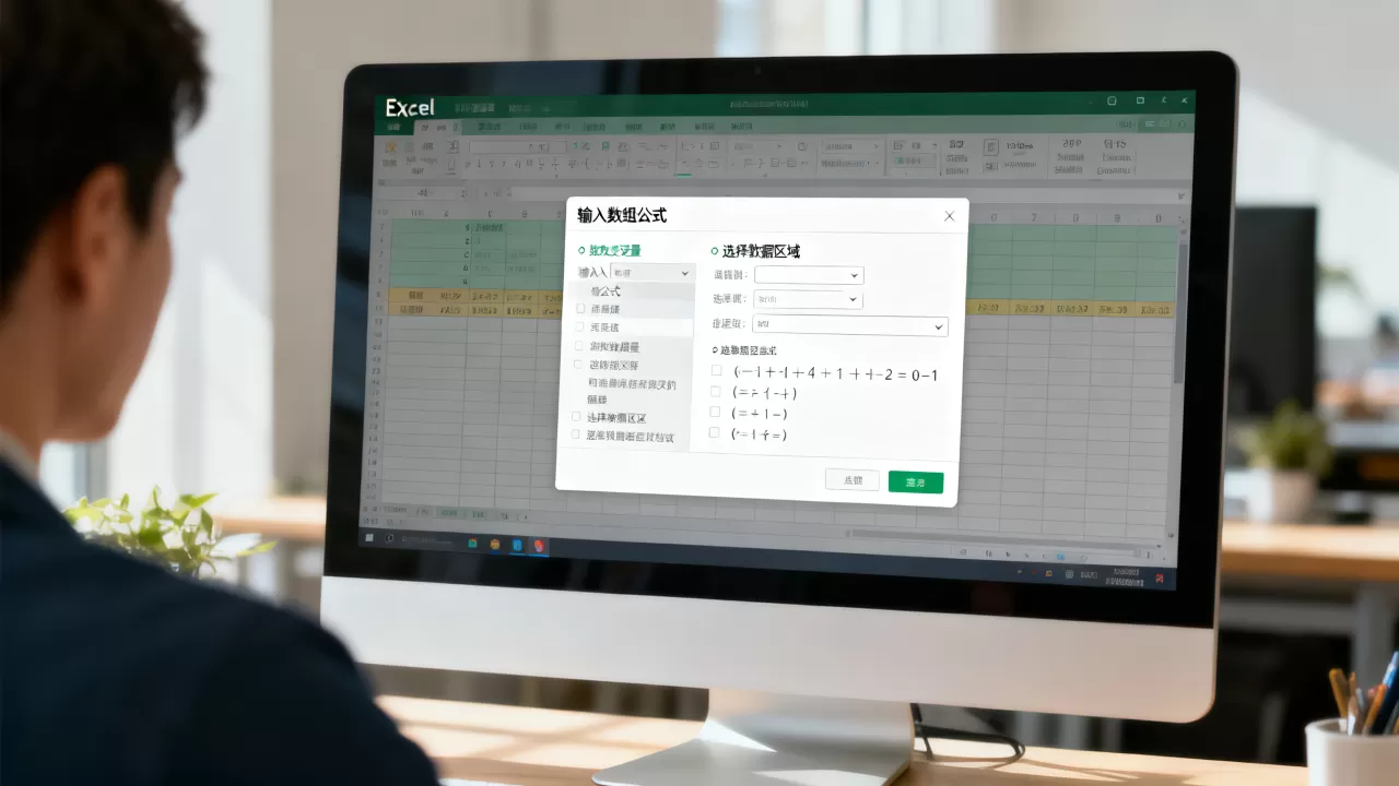 Excel数组变量怎么用？，怎么设置数组变量