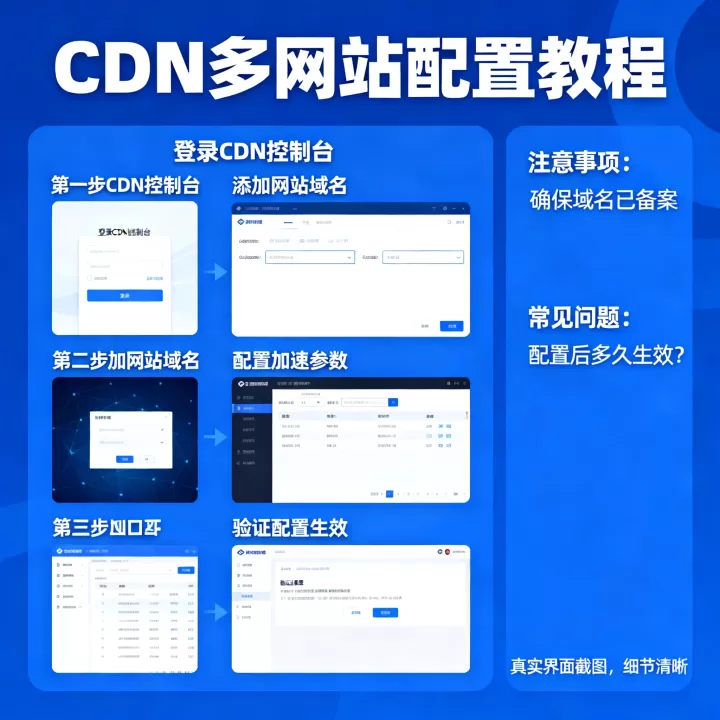 cdn多个网站怎么配置?cdn多个网站如何配置教程 cdn多个网站怎么配置?cdn多个网站如何配置教程