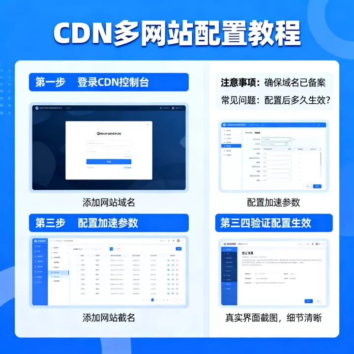 cdn多个网站怎么配置?cdn多个网站如何配置教程 cdn多个网站怎么配置?cdn多个网站如何配置教程