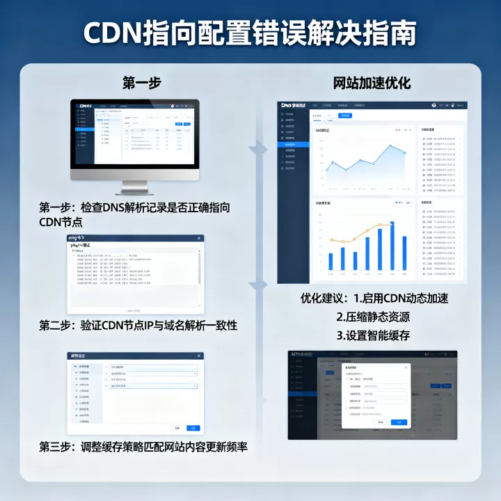 CDN指向配置错误如何解决?,网站加速优化 CDN指向配置错误如何解决?,网站加速优化