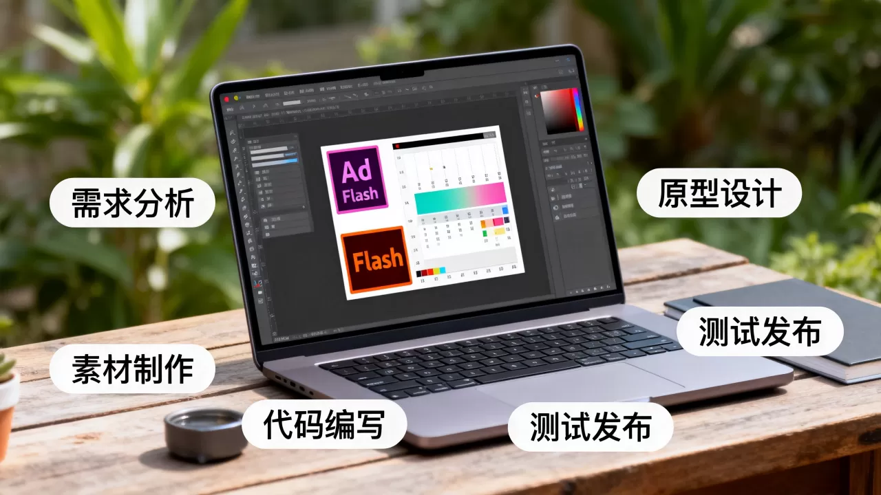 flash网站制作需要哪些步骤？，怎么制作