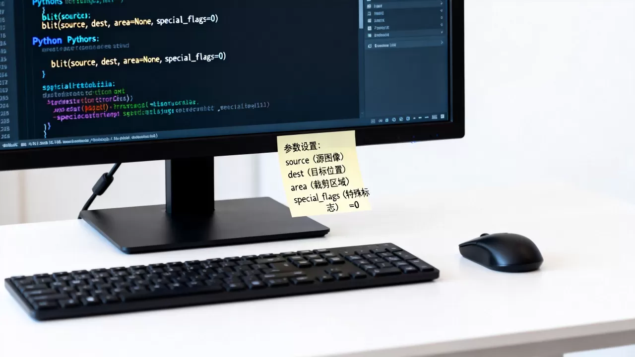 python blit怎么用，有哪些参数设置？